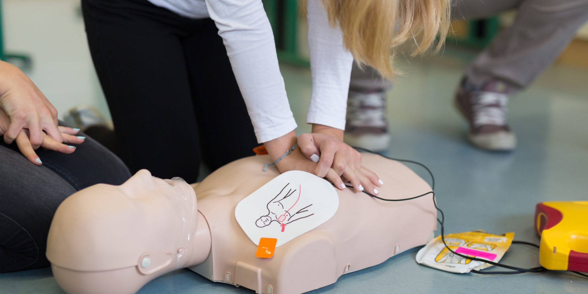 DAE RCP sur mannequin