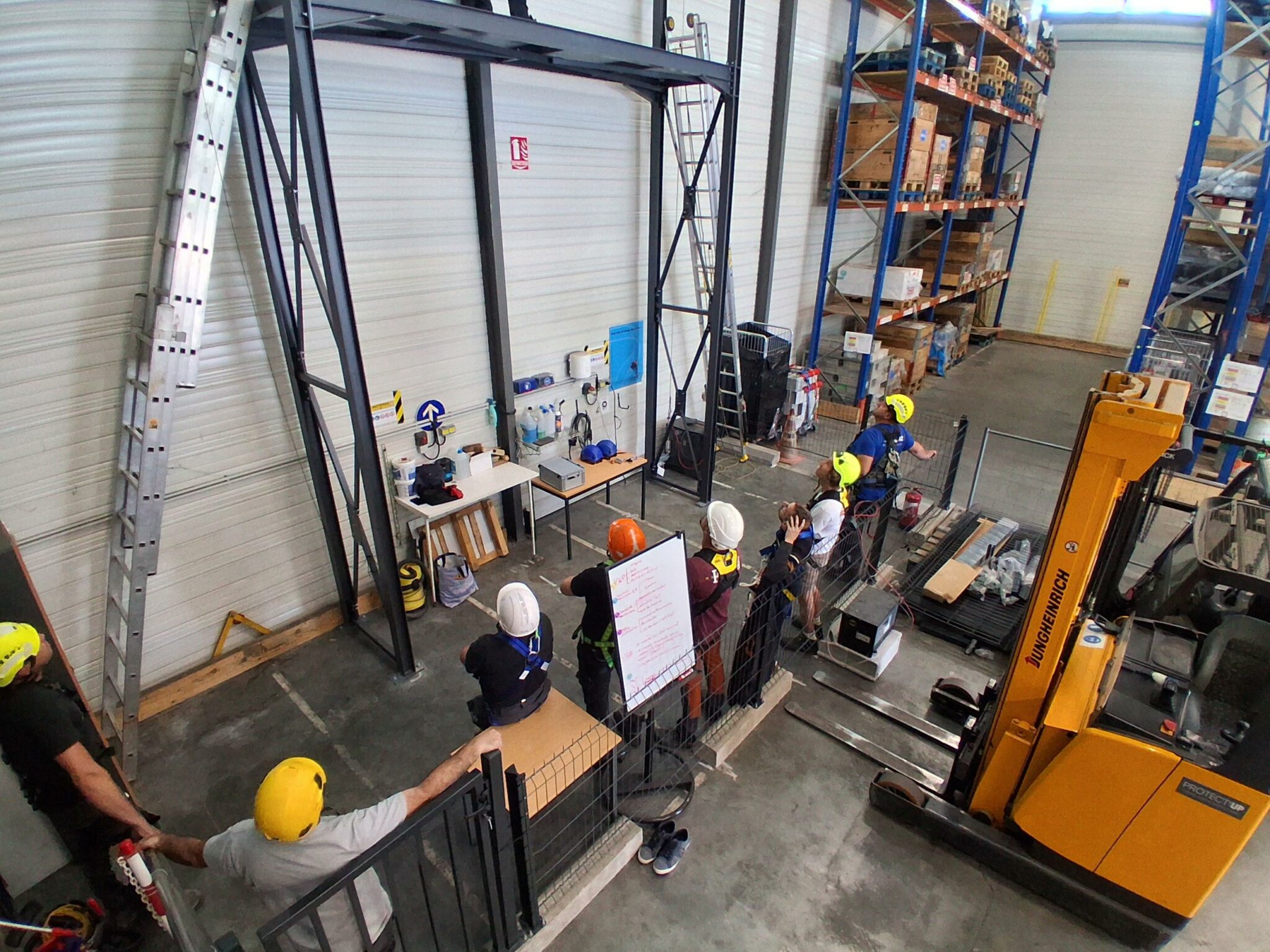 Animation d’une formation travail en hauteur